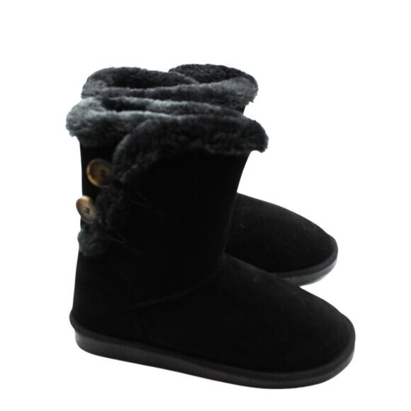 Marty Womens Faux Suede Cold Weather Winter & Snow Boots - Picture 2 of 8